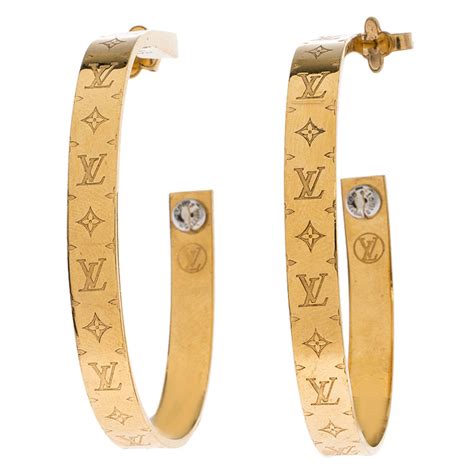 louis vuitton men earring|louis vuitton gold hoop earings.